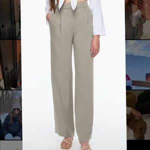 Aritzia Wilfred Effortless Pants in Sage Green (6)